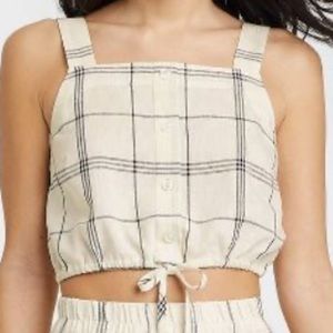 Women's Easy Linen Tank Dress - A New Day NWT